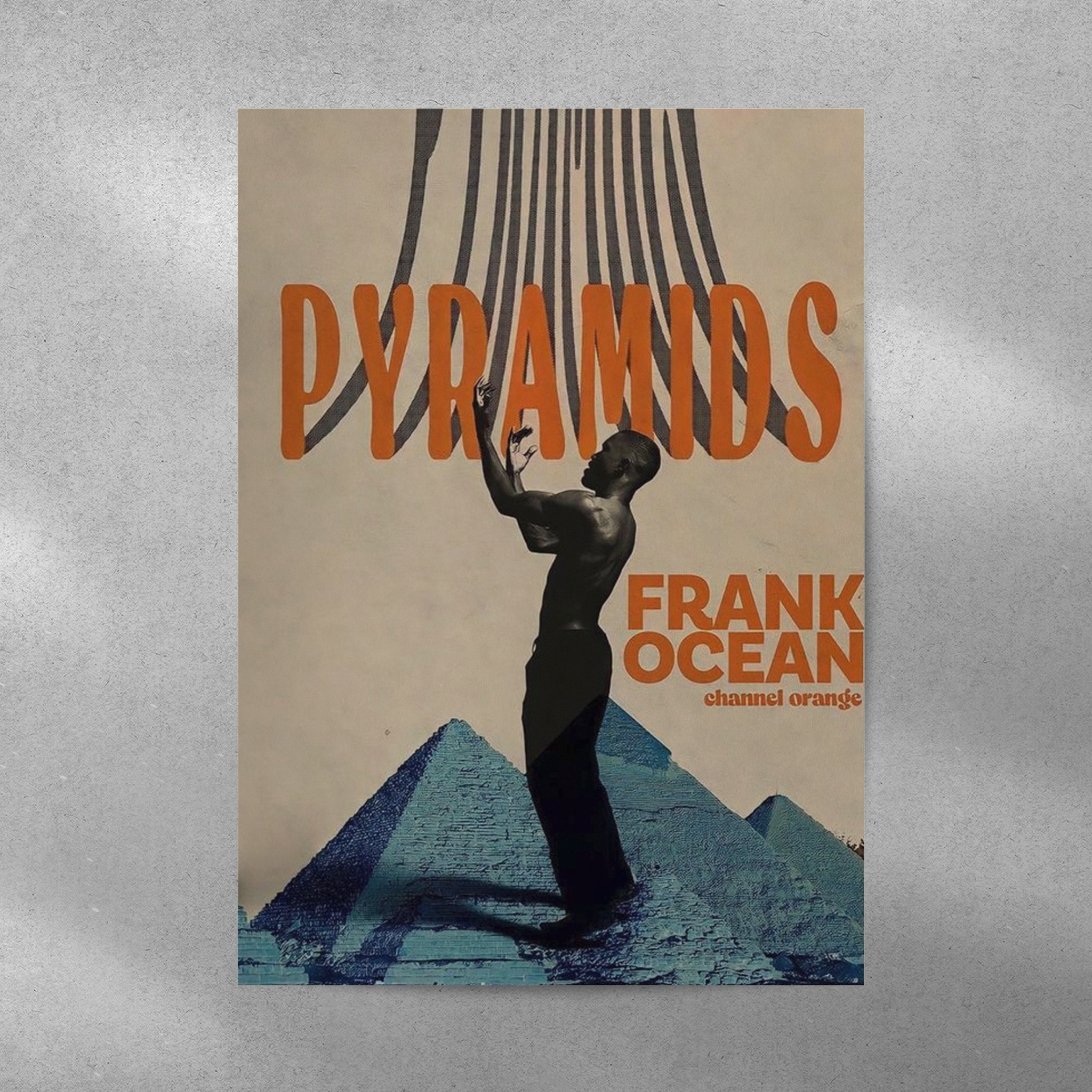 Pyramids Frank Ocean Metal Poster