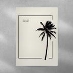 Palm Tree Abstract Metal Poster
