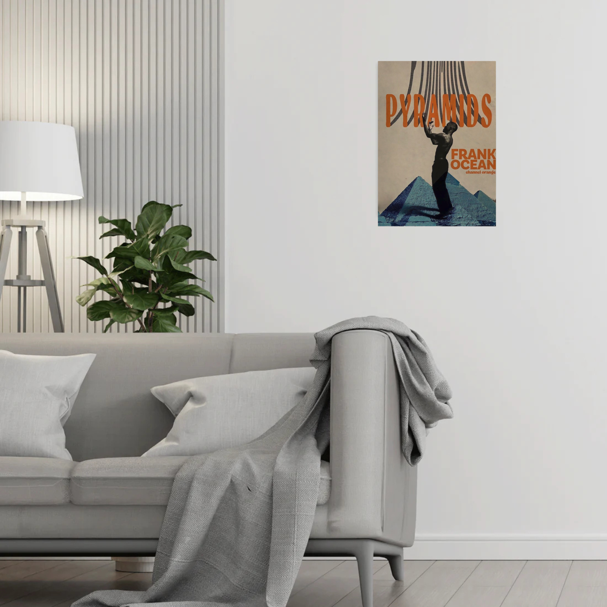 Pyramids Frank Ocean Metal Poster