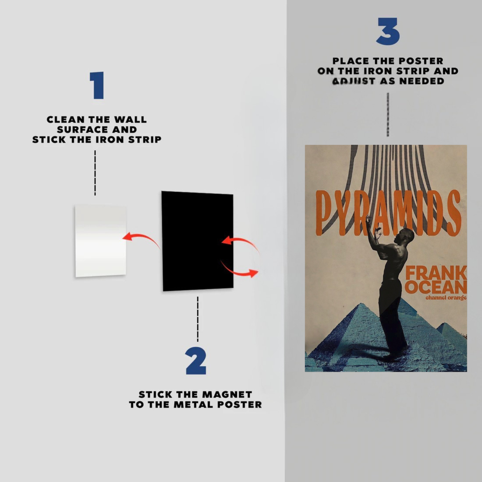 Pyramids Frank Ocean Metal Poster