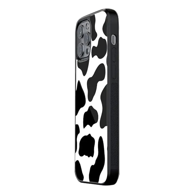 Cow Print Phone Case (Metal/ Glass Back)