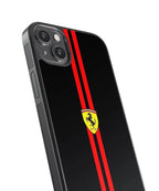 Ferrari Stripes Car Case (Metal/ Glass Back)