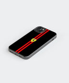 Ferrari Stripes Car Case (Metal/ Glass Back)