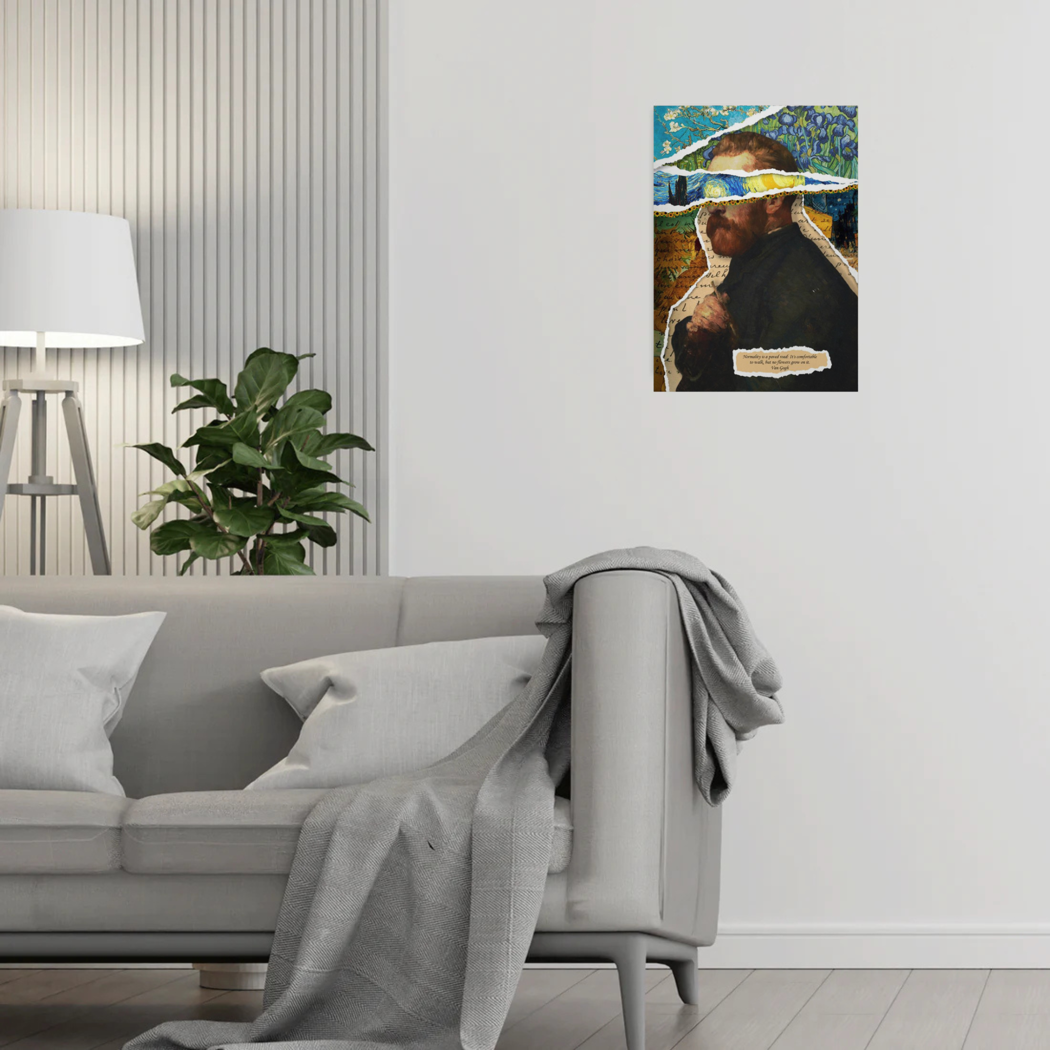 Van Gogh Abstract Metal Poster