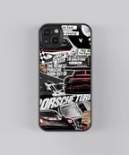 Porsche Turbo Car Case (Metal/ Glass Back)