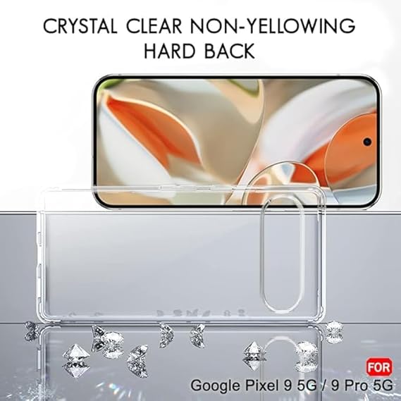 Google Pixel 9/9 Pro Transparent Case