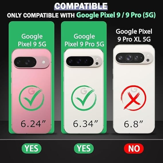 Google Pixel 9/9 Pro Transparent Case