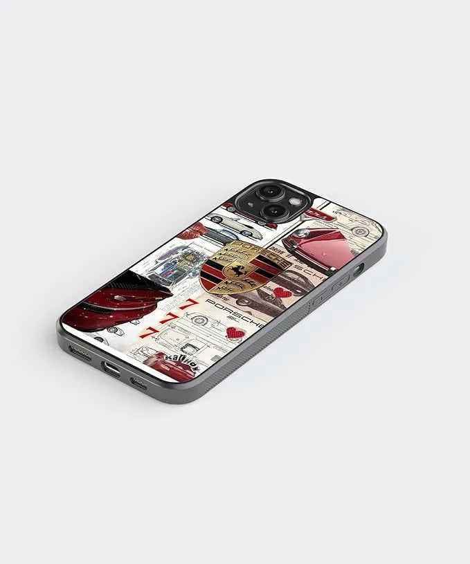 Porsche Aesthetic 777 Car Case (Metal/ Glass Back)