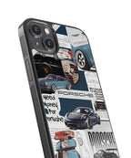 Porsche Car Case (Metal/ Glass Back)