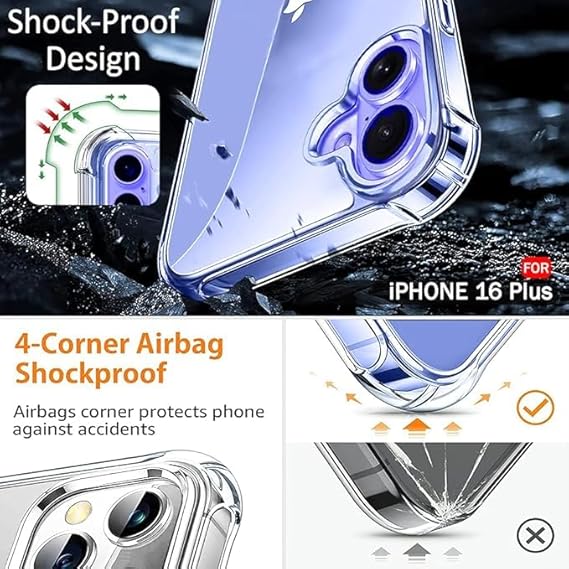 Apple Iphone 16 Plus Trasparent Case