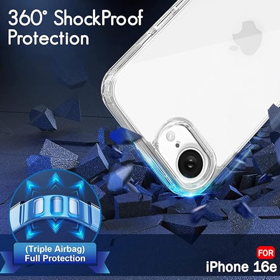Apple Iphone 16e Transparent Case