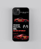 Lightning Mc Queen Car Case (Metal/ Glass Back)