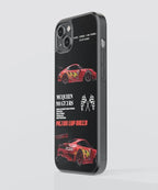 Lightning Mc Queen Car Case (Metal/ Glass Back)