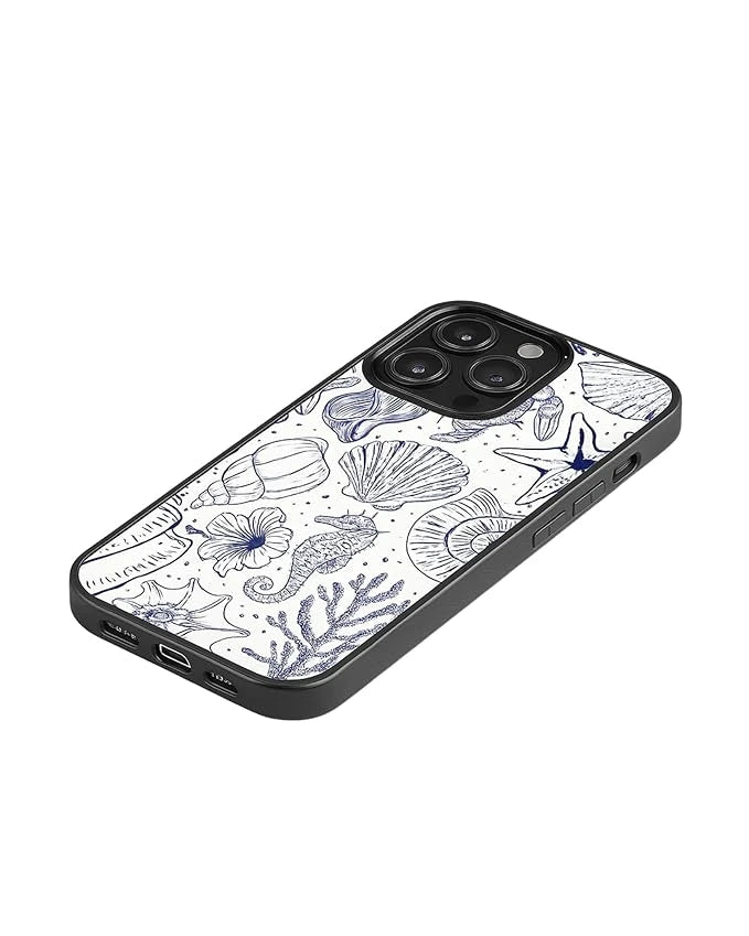 Blue Coral Case (Metal/ Glass Back)