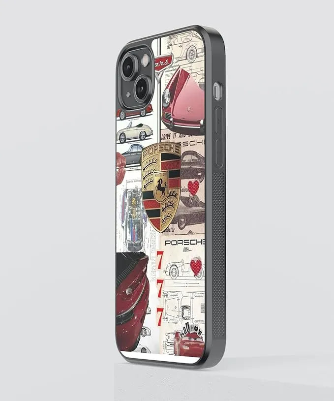 Porsche Aesthetic 777 Car Case (Metal/ Glass Back)