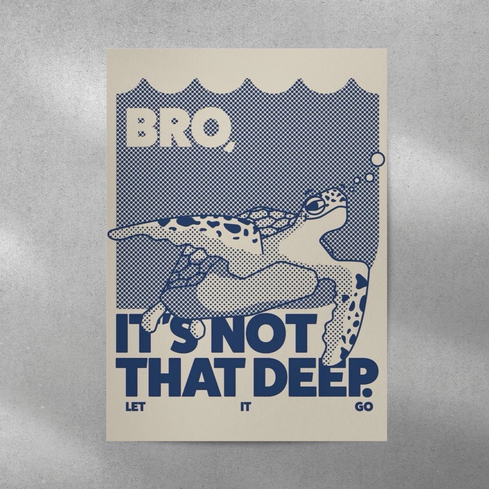 Not that Deep Metal Poster
