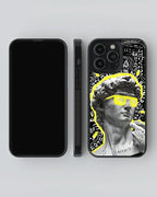 Neon Graffiti David Case (Metal/ Glass Back)