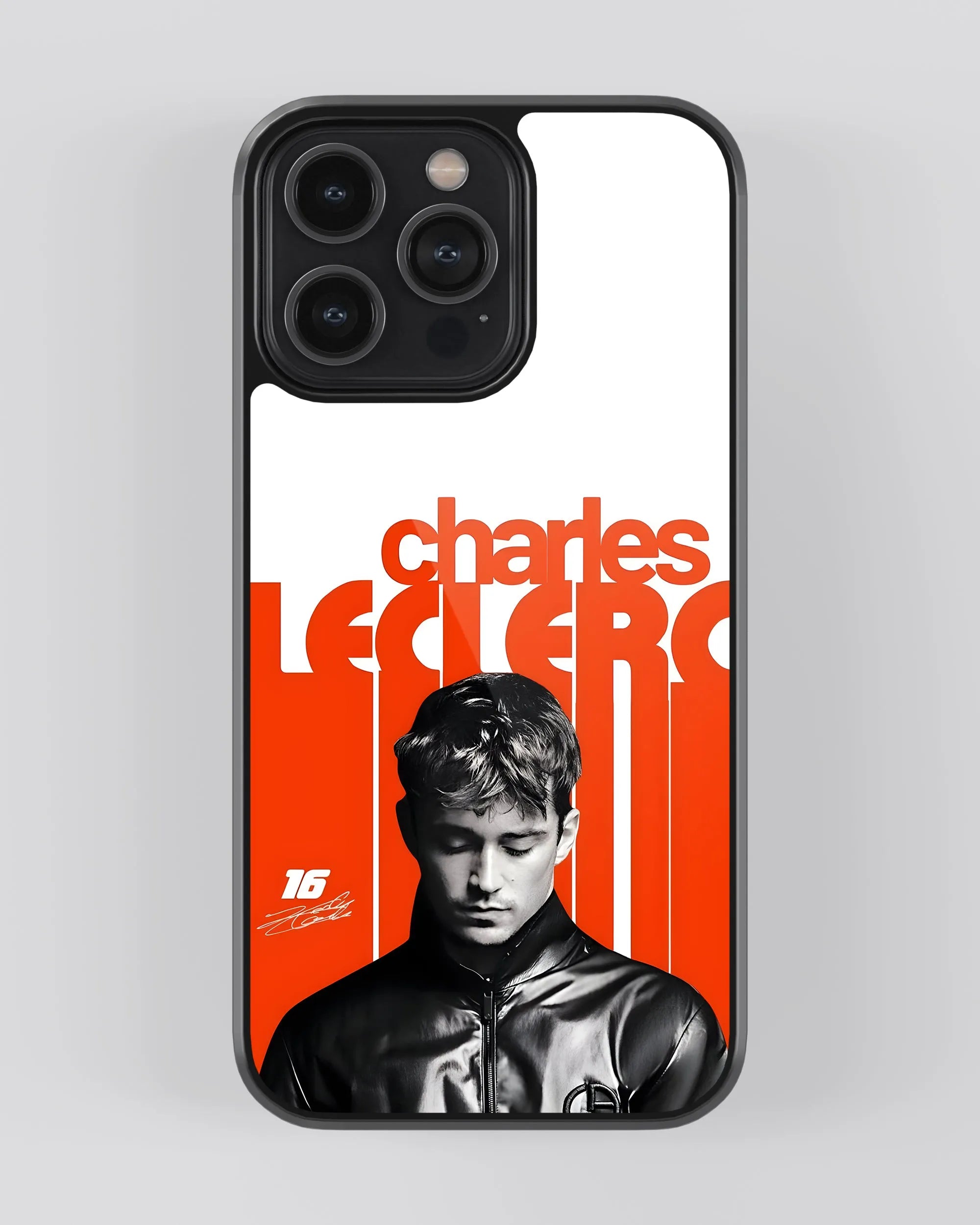 Charles LeClerc Original F1 Case (Metal / Glass Back)