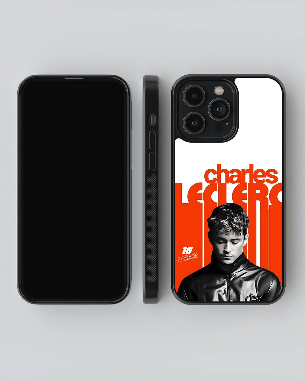 Charles LeClerc Original F1 Case (Metal / Glass Back)