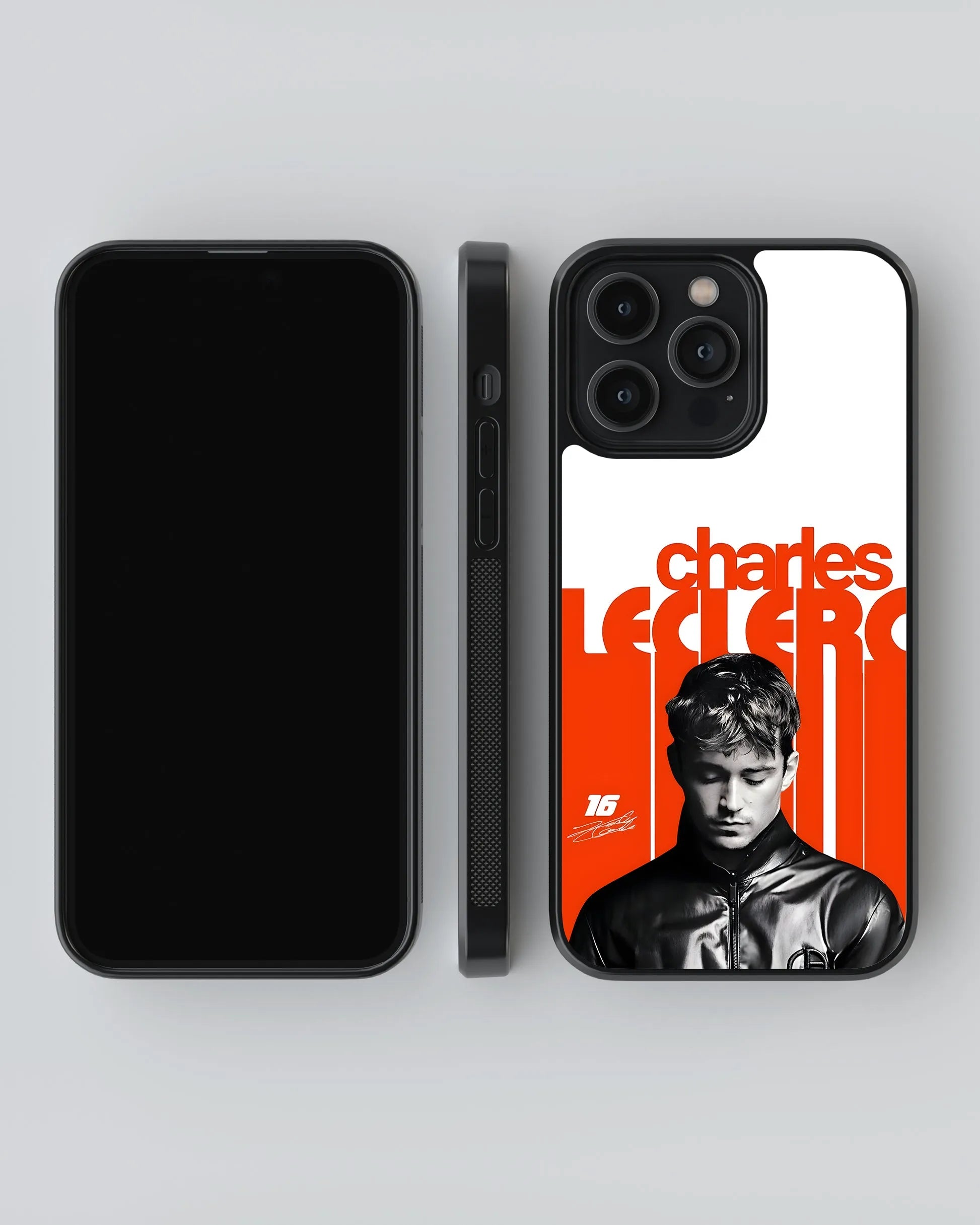 Charles LeClerc Original F1 Case (Metal / Glass Back)