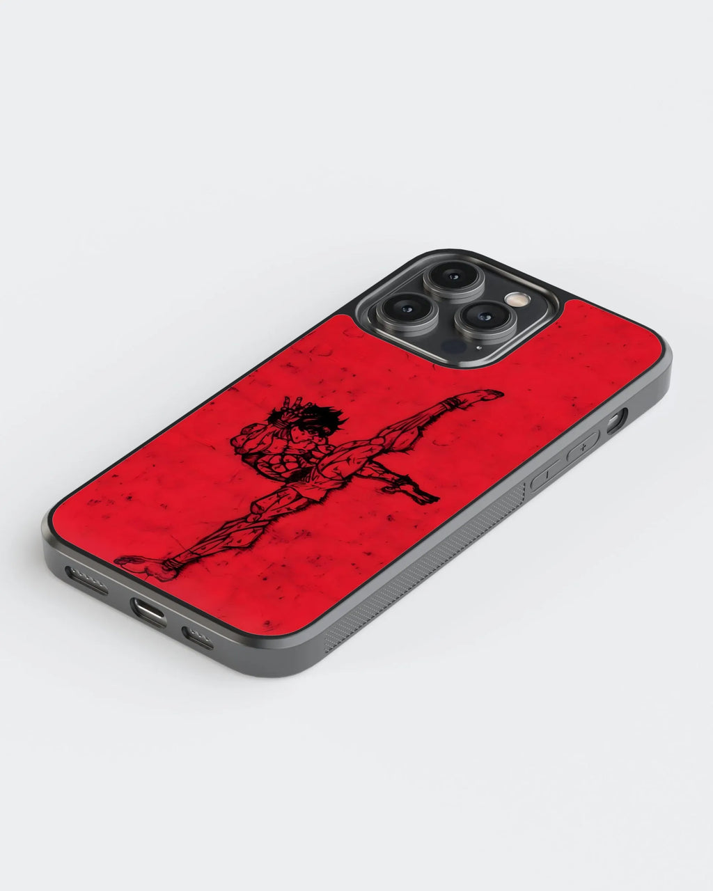 Baki Kick Phone Case (Metal/ Glass Case)
