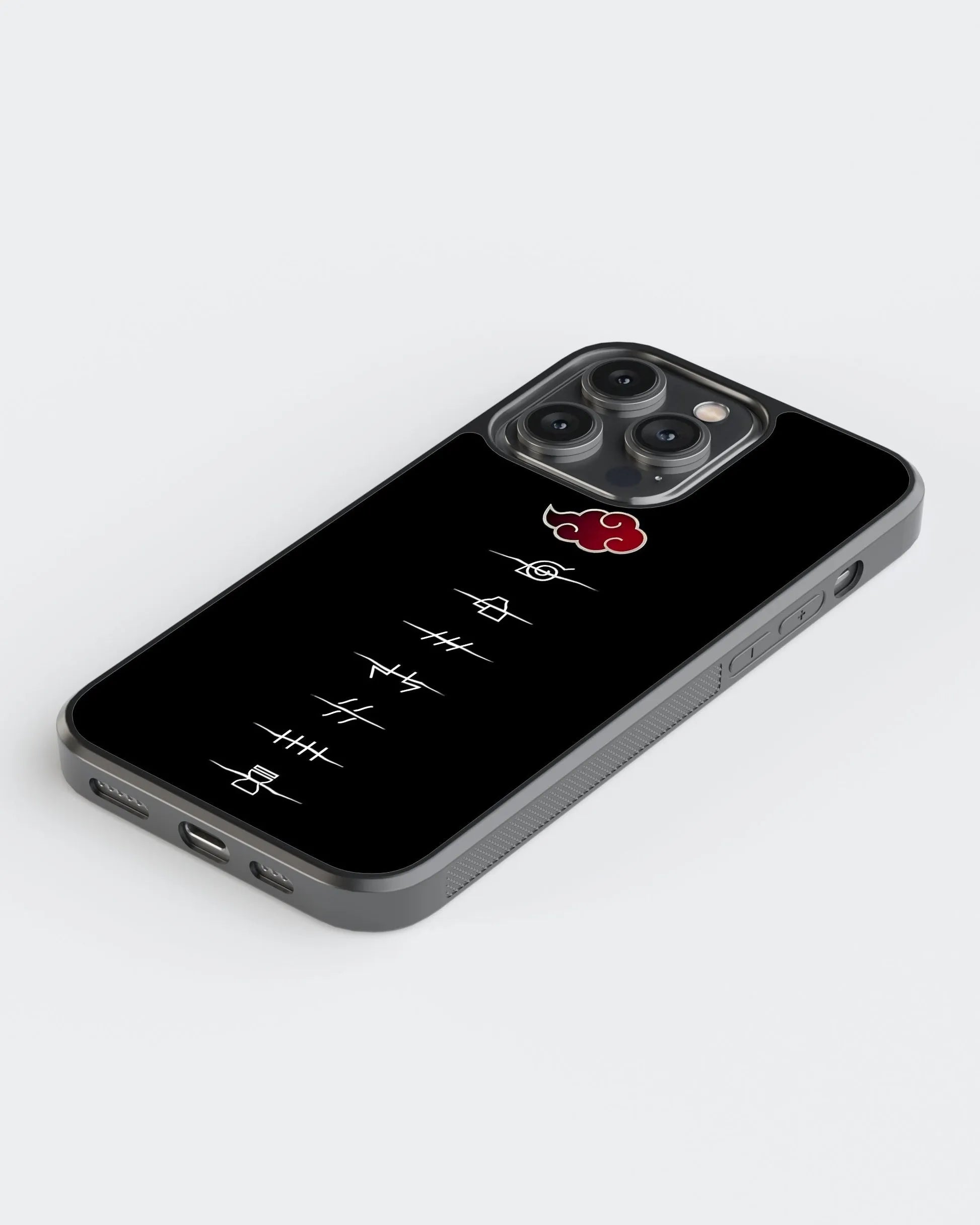 Naruto Clan Akatsuki Mobile Case (Metal/ Glass Back)