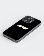 F1 Black Car Case (Metal/ Glass Back)
