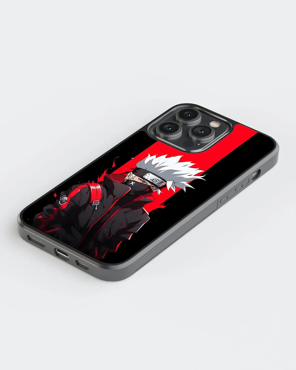 Naruto Kakashi Classics Mobile Cover (Metal/ Glass Back Case)