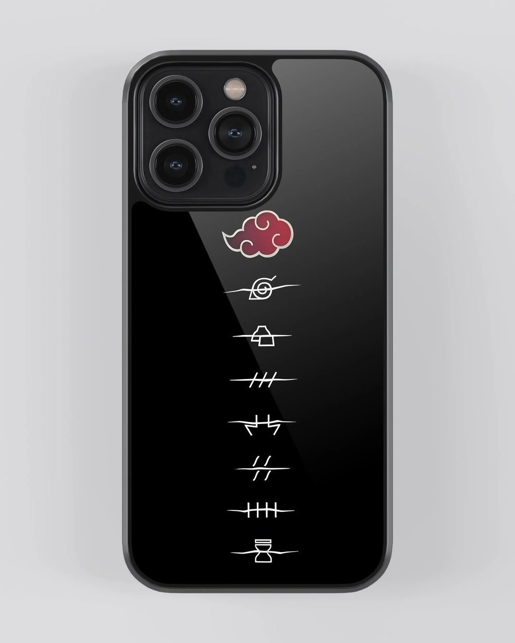 Naruto Clan Akatsuki Mobile Case (Metal/ Glass Back)