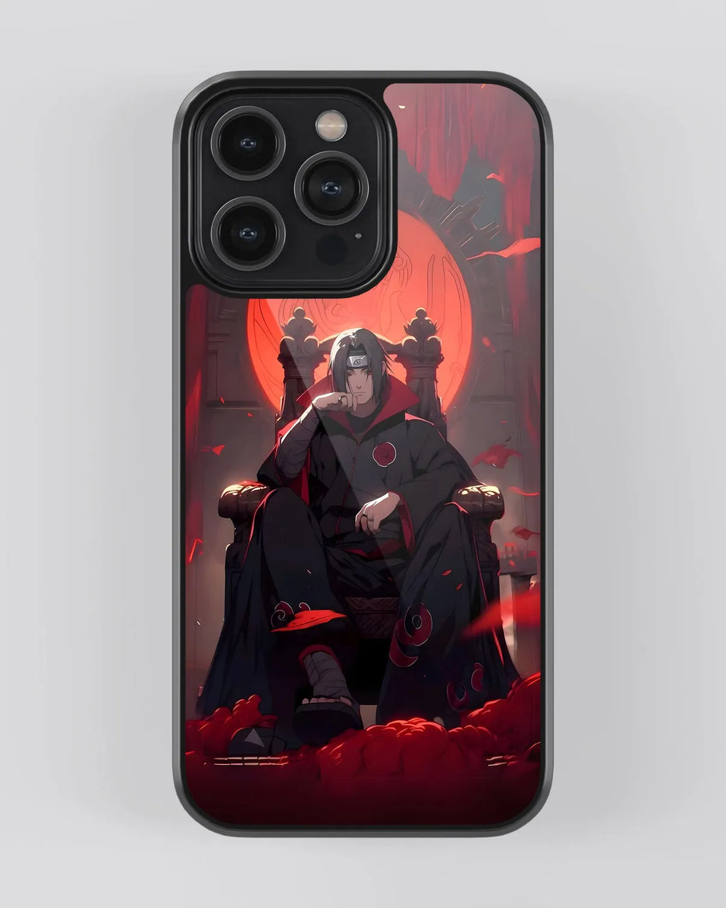 Naruto Itachi Mobile Case (Metal/ Glass Back)