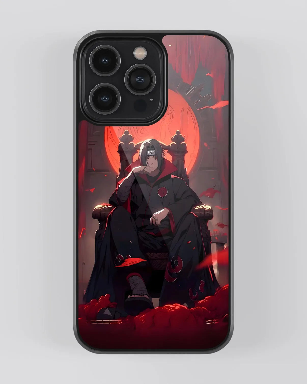 Naruto Itachi Mobile Case (Metal/ Glass Back)