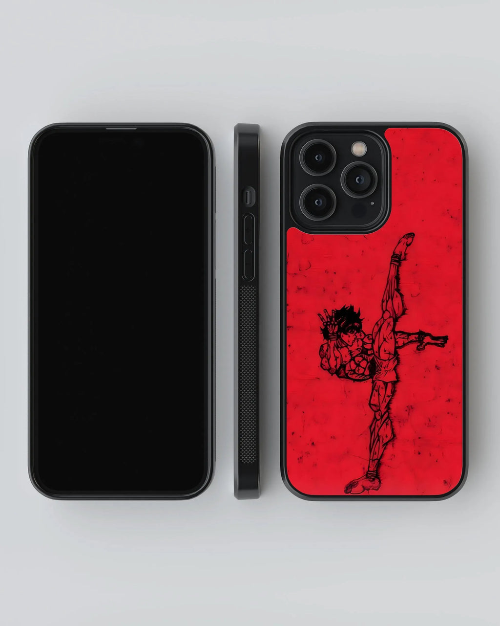 Baki Kick Phone Case (Metal/ Glass Case)