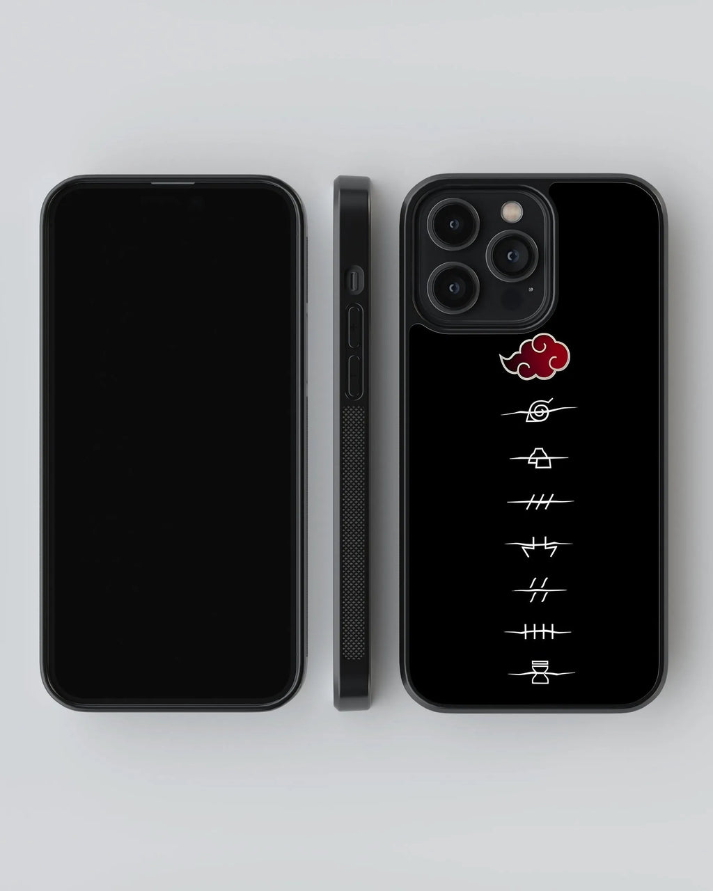 Naruto Clan Akatsuki Mobile Case (Metal/ Glass Back)