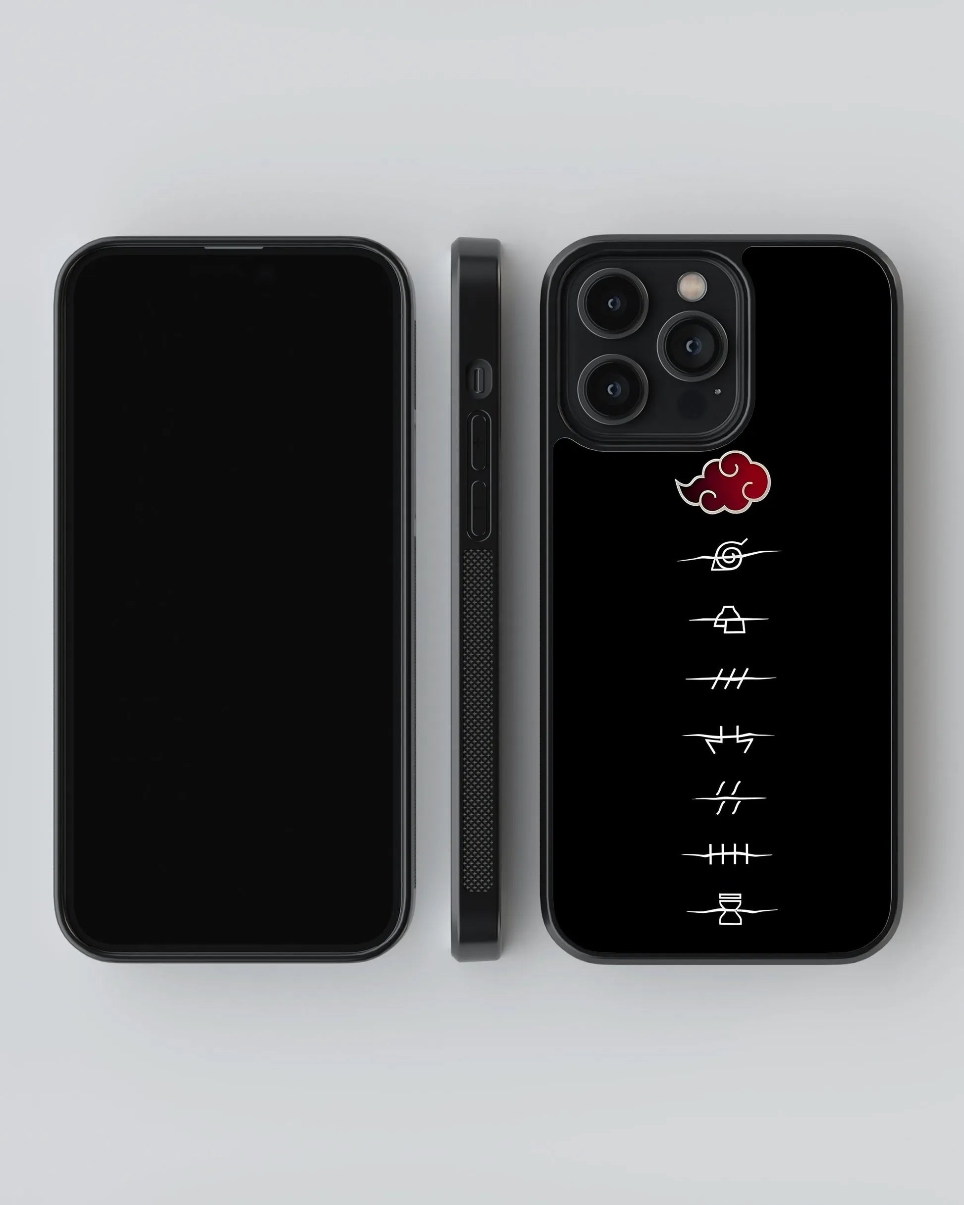 Naruto Clan Akatsuki Mobile Case (Metal/ Glass Back)