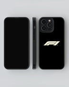 F1 Black Car Case (Metal/ Glass Back)