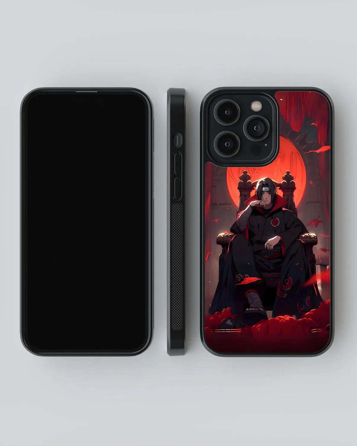 Naruto Itachi Mobile Case (Metal/ Glass Back)