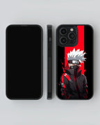 Naruto Kakashi Classics Mobile Cover (Metal/ Glass Back Case)