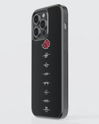 Naruto Clan Akatsuki Mobile Case (Metal/ Glass Back)