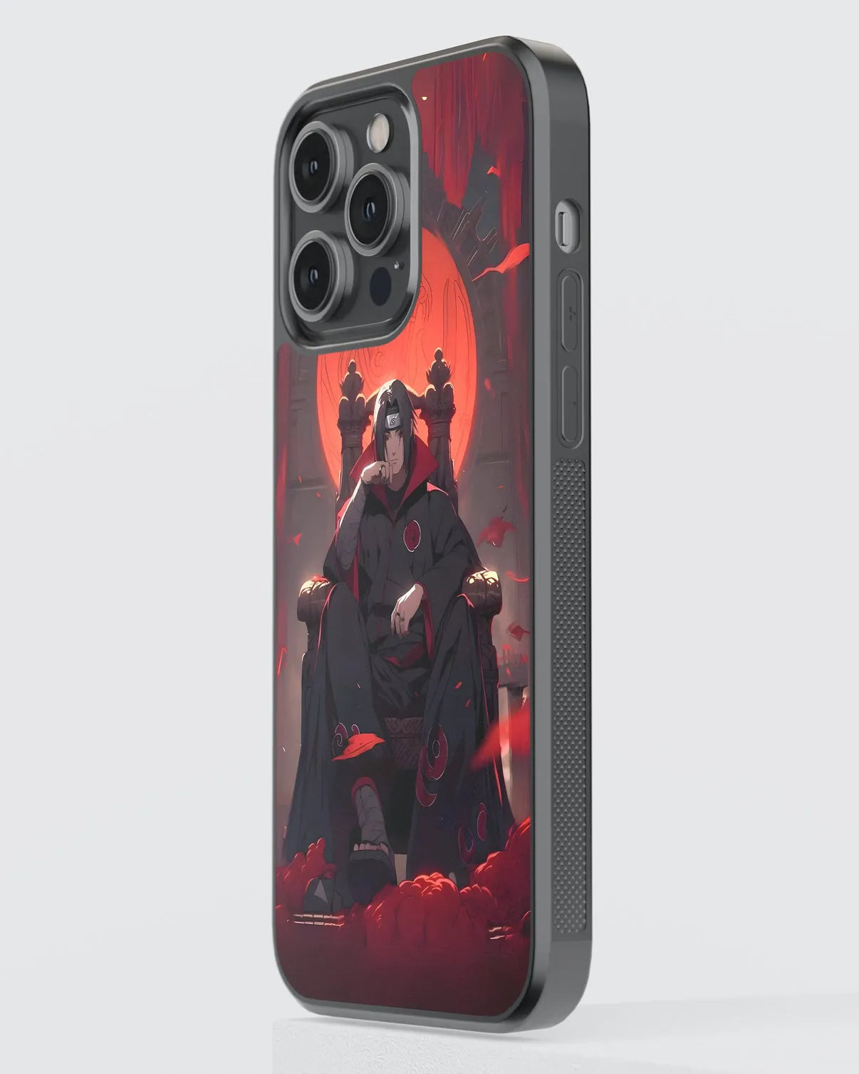 Naruto Itachi Mobile Case (Metal/ Glass Back)