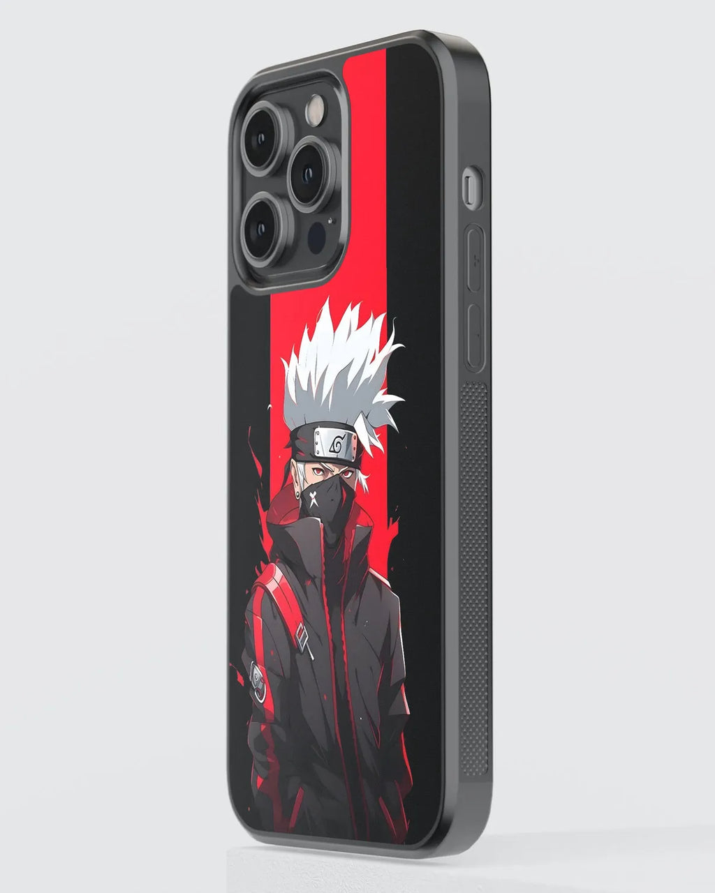 Naruto Kakashi Classics Mobile Cover (Metal/ Glass Back Case)