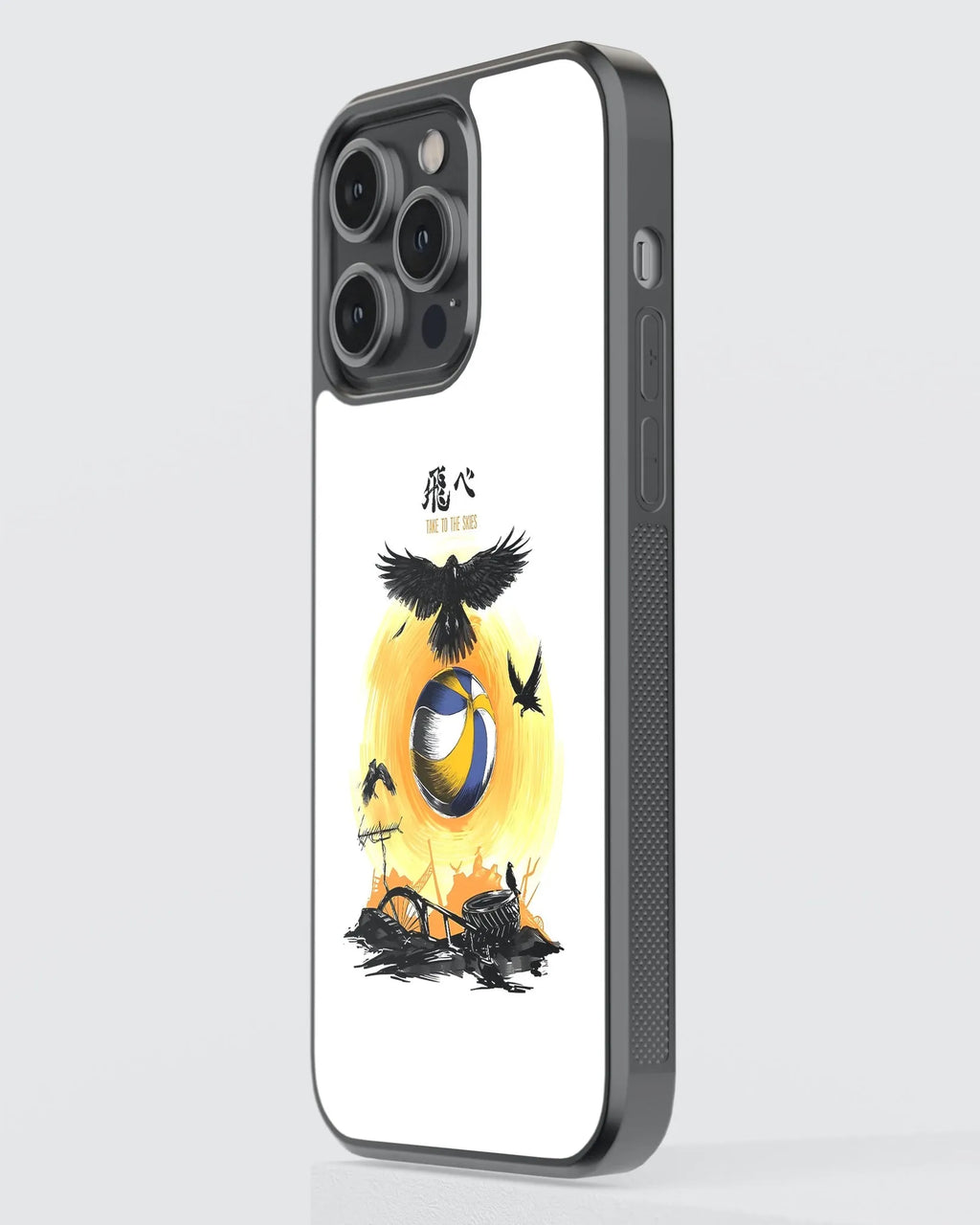 Haikyuu Take to the skies mobile case (Metal/ Glass Case)