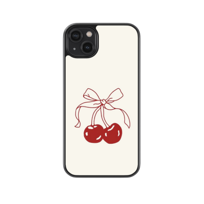 Cherry Bow Case (Metal/ Glass Back)