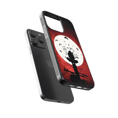 Itachi Uchicha Crow Case Anime (Metal/ Glass Back)