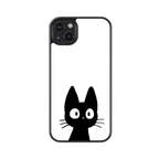 Cat Abstract Aesthetic Case (Metal/ Glass Back)