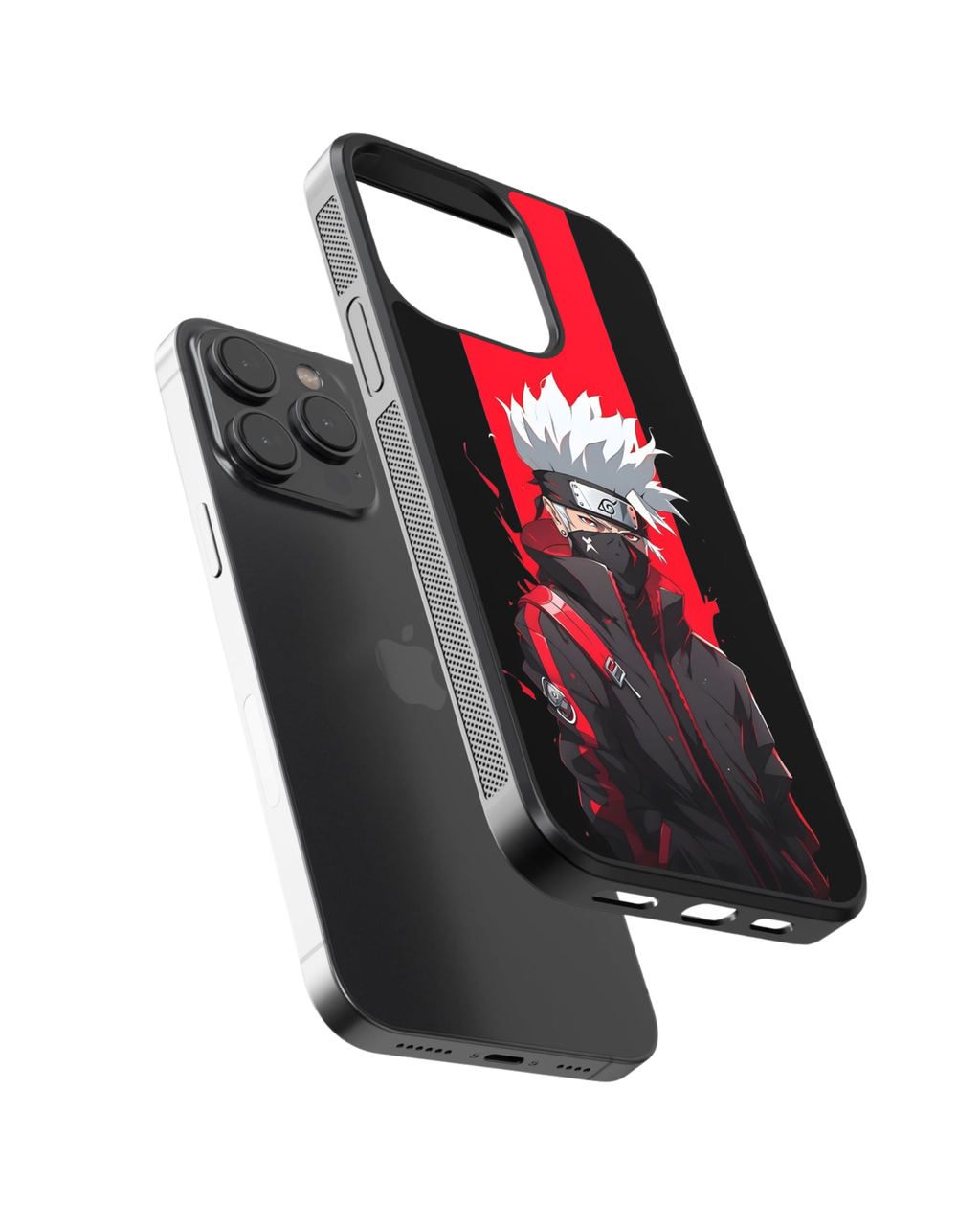 Naruto Kakashi Classics Mobile Cover (Metal/ Glass Back Case)