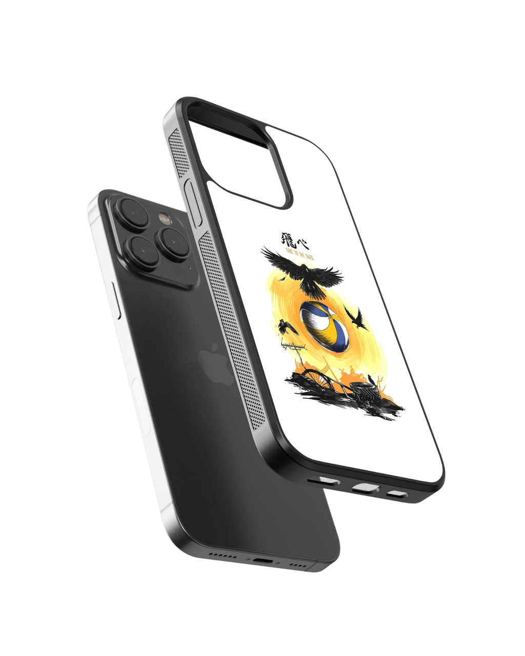 Haikyuu Take to the skies mobile case (Metal/ Glass Case)
