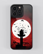 Itachi Uchicha Crow Case Anime (Metal/ Glass Back)