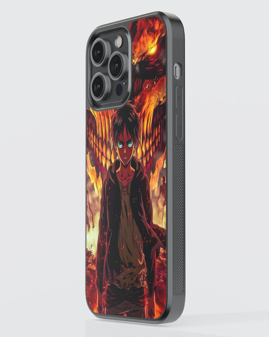 Attack on Titan Eren Phone Case (Metal/ Glass Back)