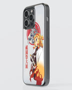 Demon Slayer Phone Case Rengoku (Metal/ Glass Back)