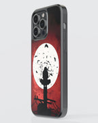 Itachi Uchicha Crow Case Anime (Metal/ Glass Back)